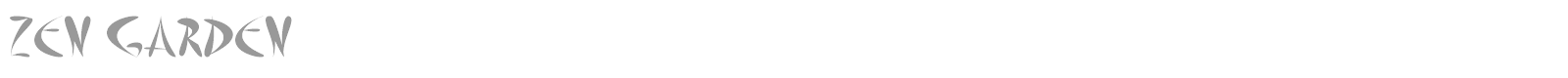 Zen Garden font preview